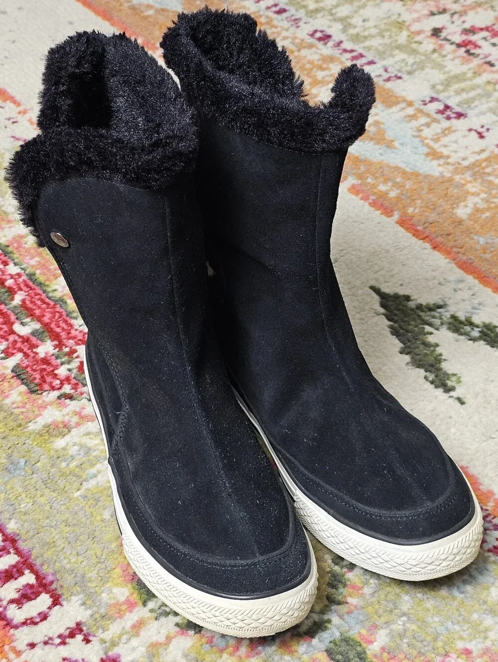 Converse All Star CT Beverly Womens Size 9 Black Mid Calf Winter Boots 525940C